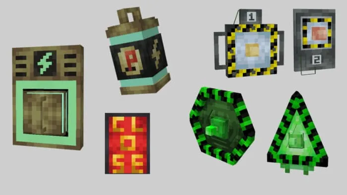 Энергетические блоки и предметы