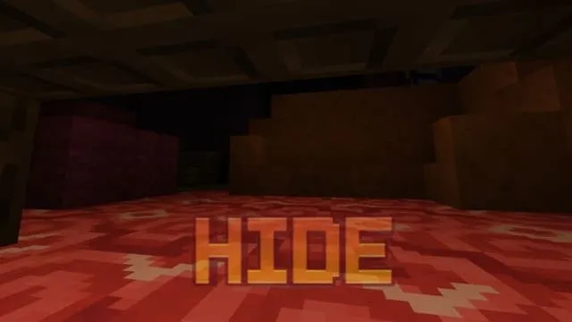 Игрок спрятался под столом