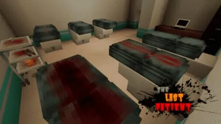 Больничные койки в жуткой атмосфере