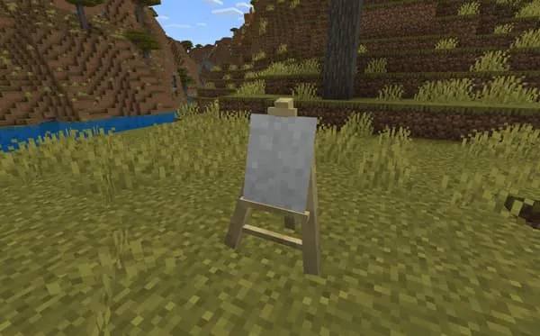 Мольберт в игре