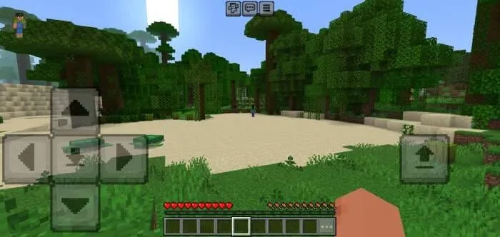 Жуткий монстр возле леса