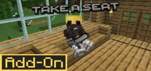 Игрок сидит на блоках