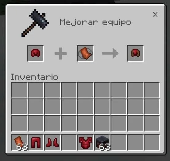 Процесс усиления шлема смертельным незеритом