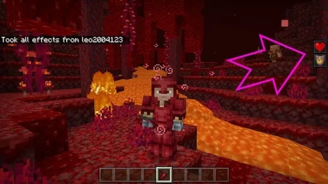 Эффекты от смертельной моркови из незерита