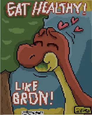 Постер с броном