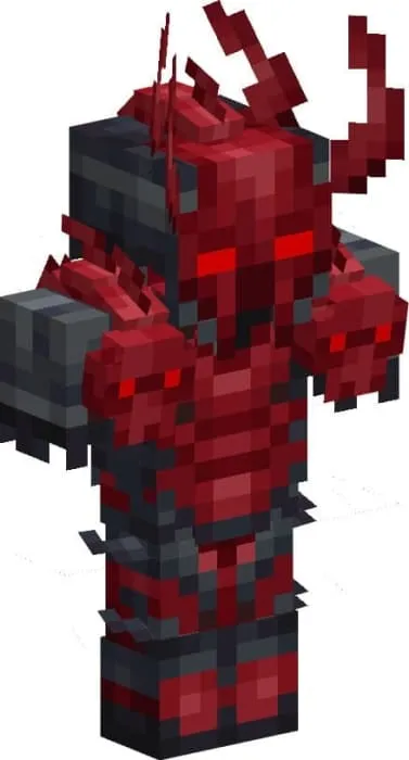 Полнокомплектная парцанитовая броня из мода Deathnerite