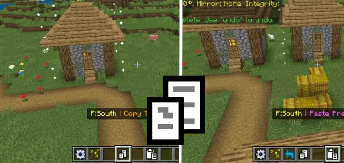 Инструмент копирования у игрока