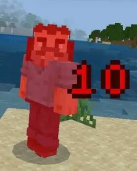 Отображение урона по игроку