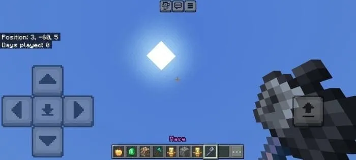 Булава с фиолетовым цветом текста