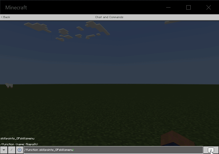 Получение определенного навыка в мире