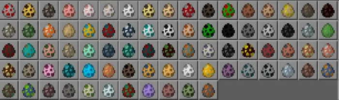 Старый вид яиц призыва