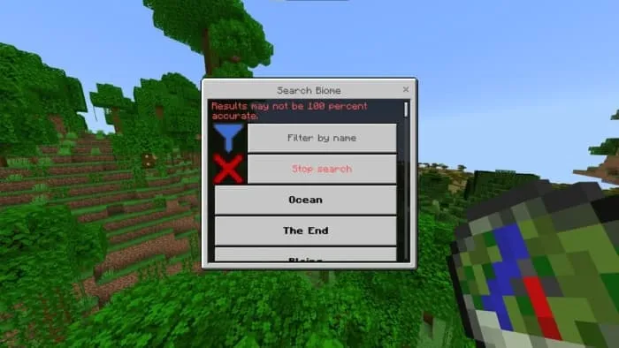 Интерфейс настроек компаса