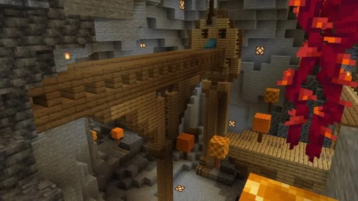 Мост в пещере