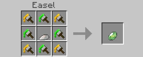 Крафт желто-зеленого камня эволюции