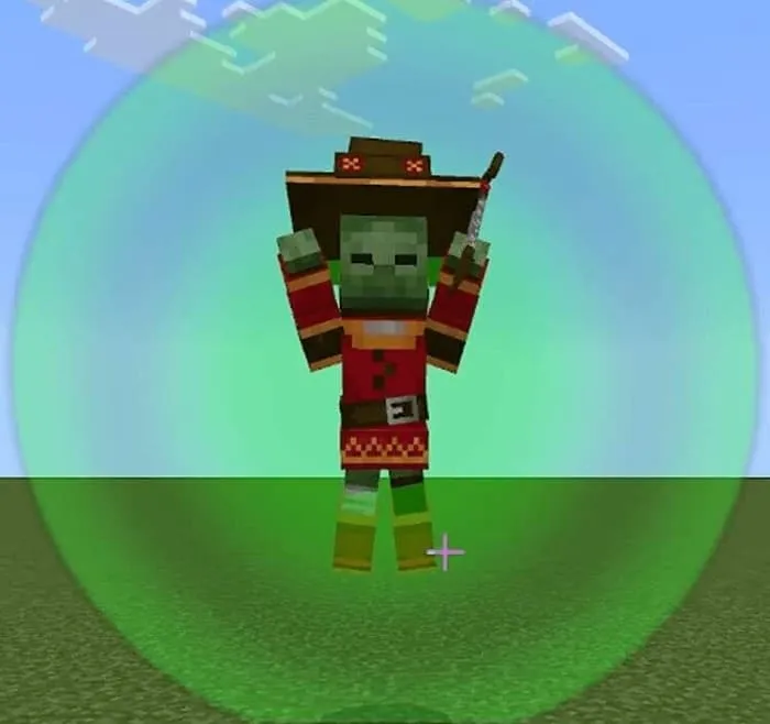 Мегумин-зомби с активированной способностью