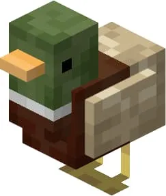 Уточка с зеленой головой