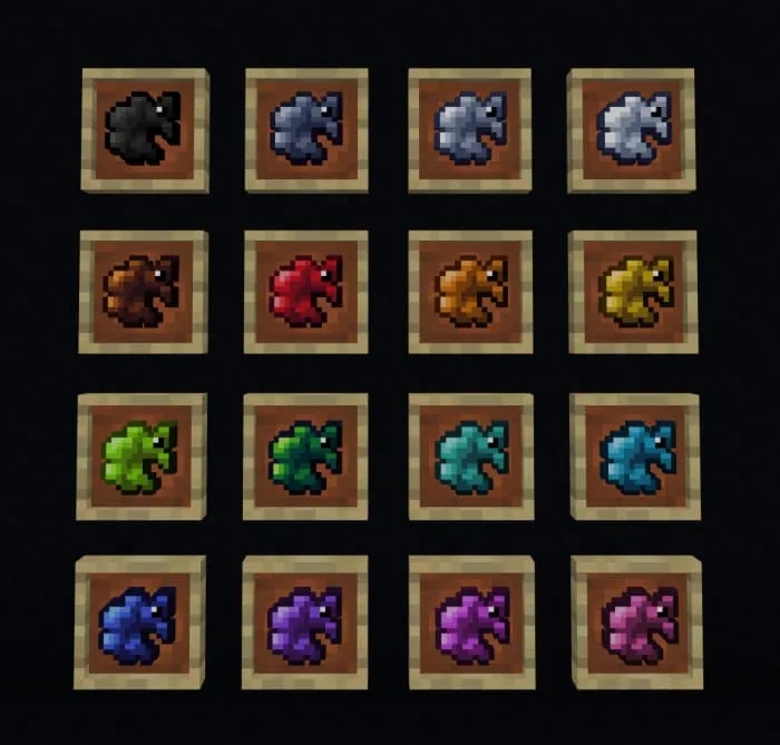 Цветные рыбы-петушки, представленные в 16 ярких вариантах