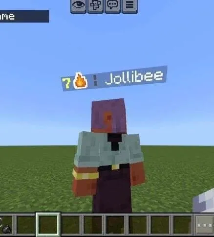 Отображение серии входов прямо над никнеймом игрока