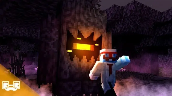 Моб Хруст бежит за игроком