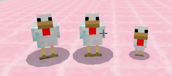 Сладкие курицы на блоках