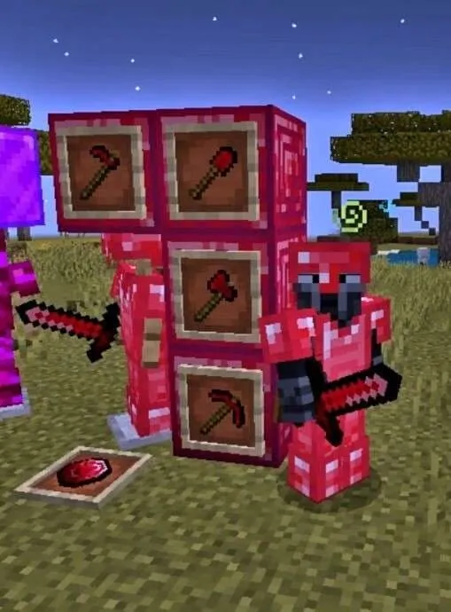 Рубиновая броня и инструменты