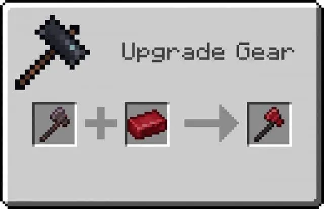 Боевой топор из усиленного незерита