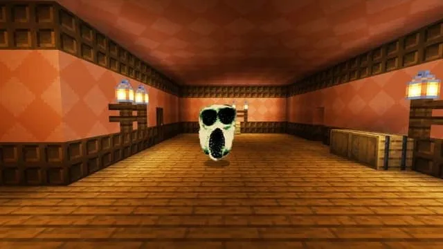 Ужасное лицо в отеле