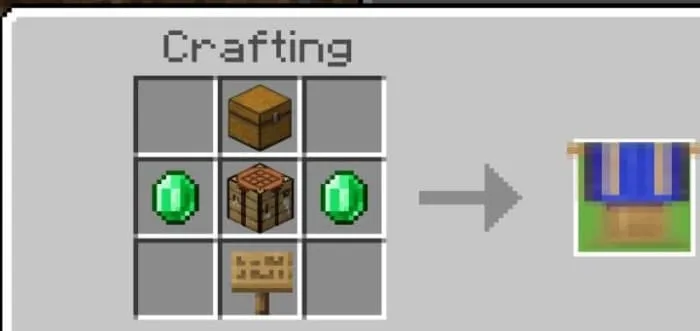 Крафт блока магазина