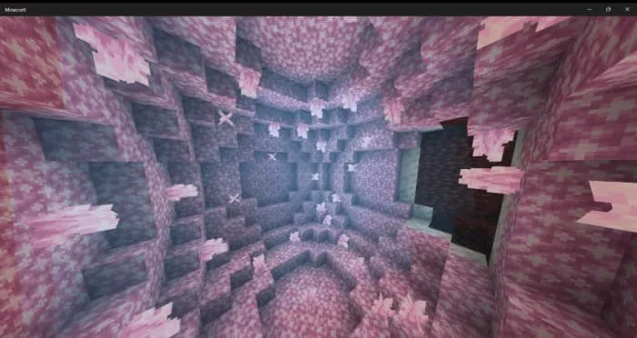 Жеода розового кварца