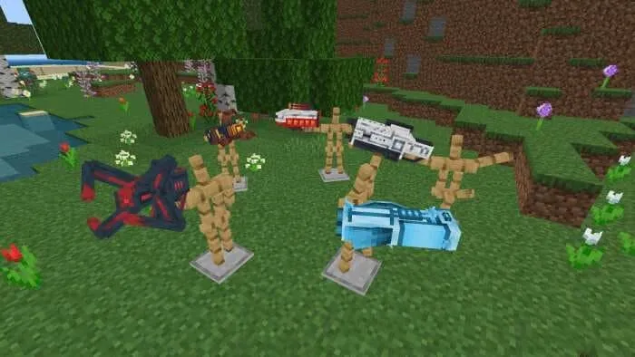 Стойки для брони с бластерами