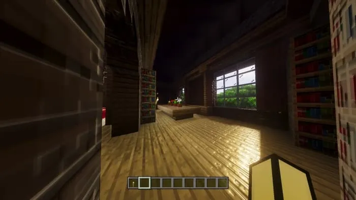 Лучи света сквозь стекло