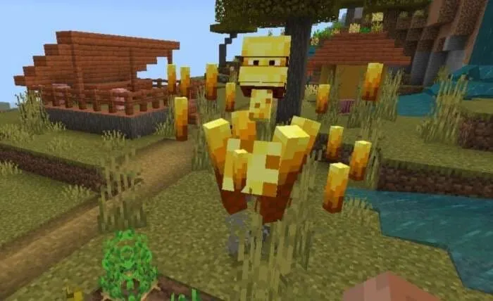 Ифрит-мутант в деревне жителей