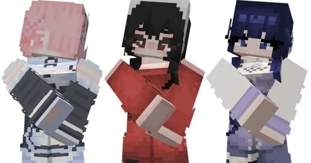 Рам, Йор и Хината рядом с игроком