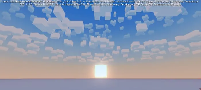 Рассвет над океаном