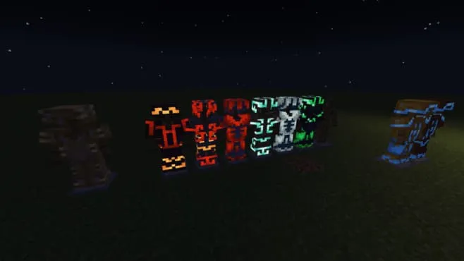 Новый вид новых кузнечных шаблонов в темноте