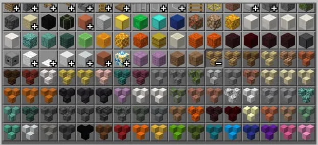 Полиформные блоки в инвентаре творчества