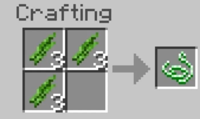 Нить из волокна травы