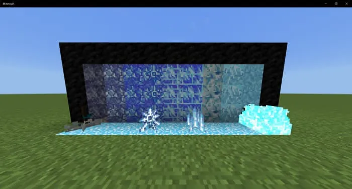 Замороженные и ледяные глыбы