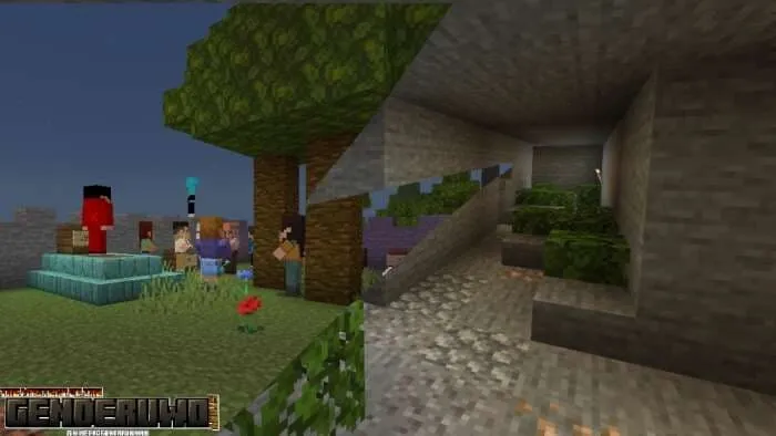 Жители города возле шахты