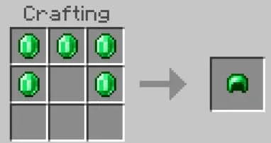 Крафт изумрудного шлема