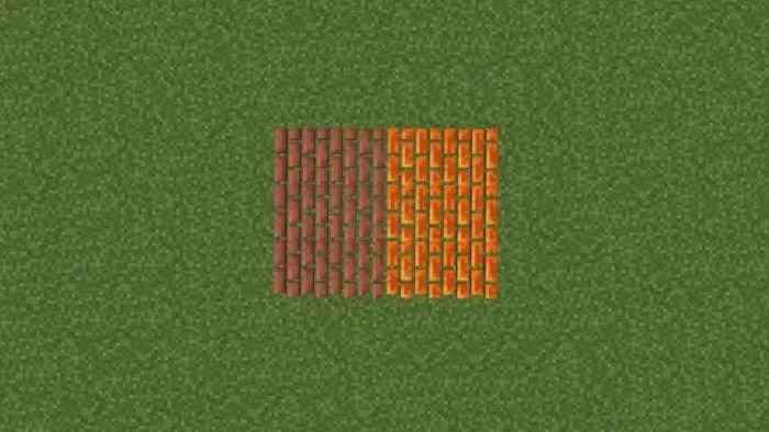 Дорожки из обычного и адского кирпича