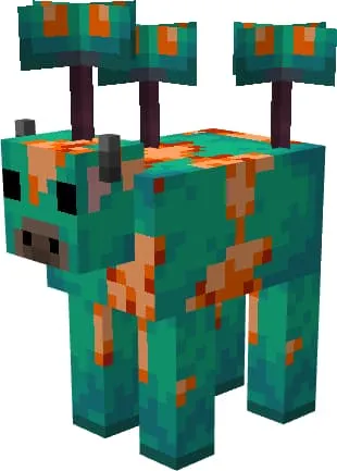 Корова из искаженного леса