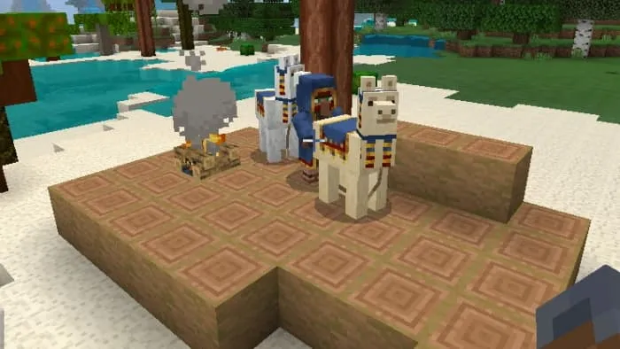 Бродячий торговец на своей базе