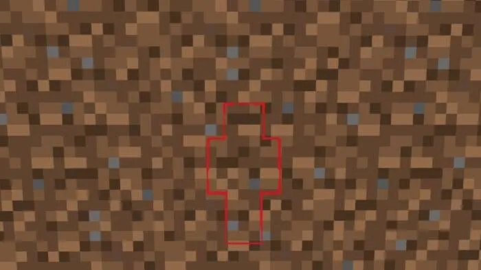 Игрок подсвечен красным контуром