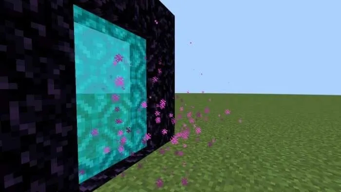 Незерский портал с синей текстурой