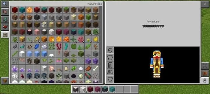 Блоки древесины с новыми текстурами, отображаемые в инвентаре