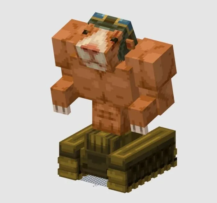 Хомяк с гусеницей вместо ног