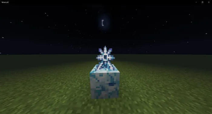 Кристалл крио на блоке