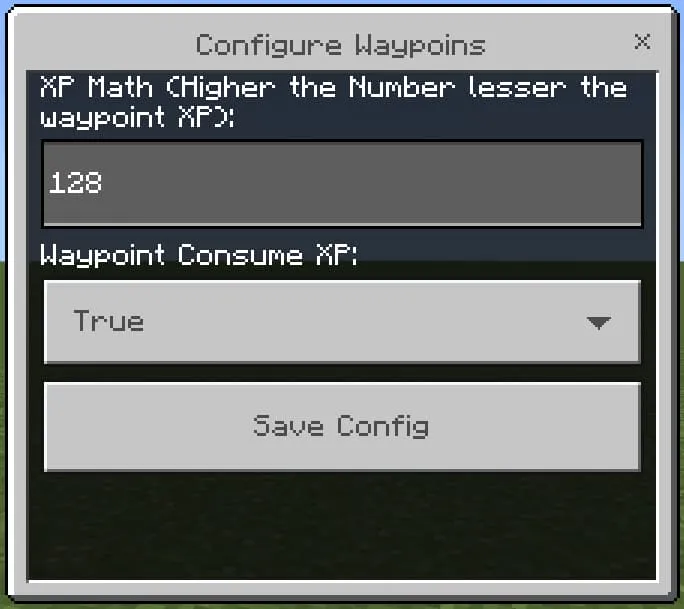 Пользовательский интерфейс конфигурации