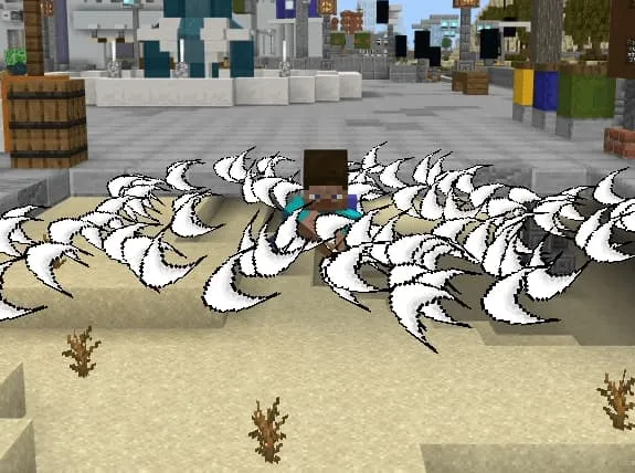 Область поражения навыка Рассечение